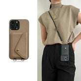 Crossbody Leather Wallet Phone Case